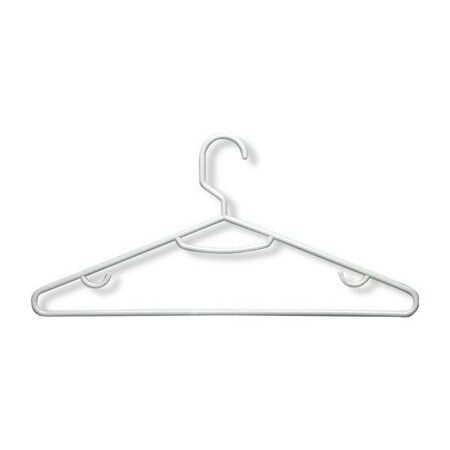 Honey-Can-Do 15PK WHT Plas Hangers HNG-01523